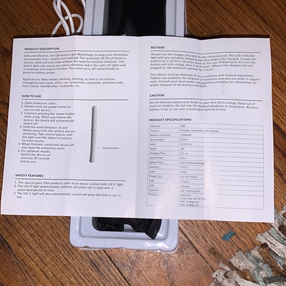 UVC/LED STERILIZER WAND - Picture 6 of 7